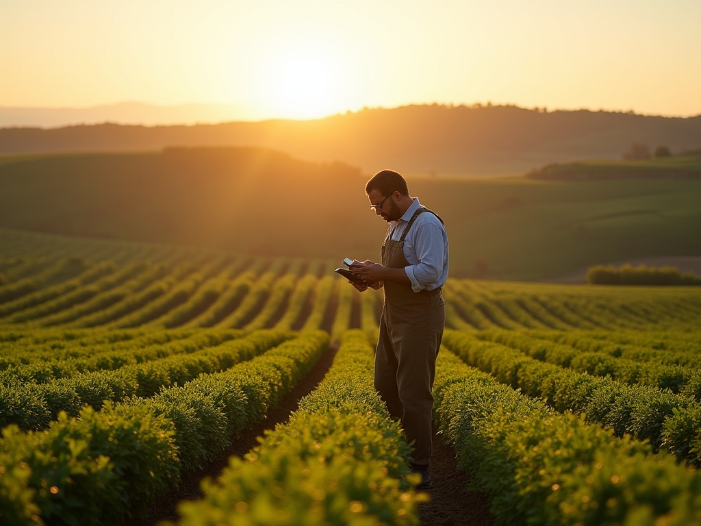 Paysage agricole français
